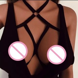 Black Strappy Bralette Size S